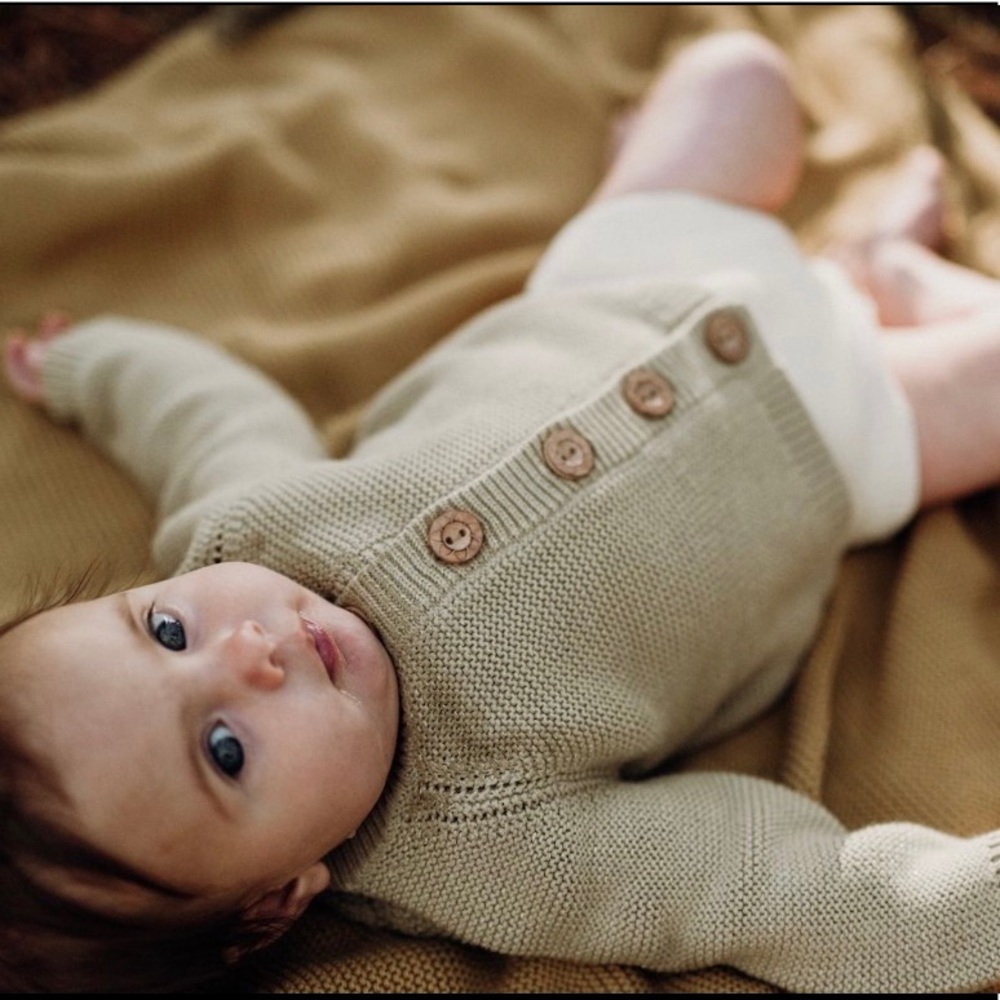 Pearl Knit Cardigan - Goldie